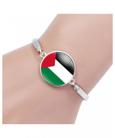 Palestinian Flag Bracelet,Support Palestine Wristband,Free Palestine Bracelet,I Stand with Palestine Bracelet,National Flag A...