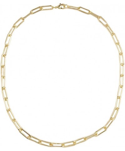 BIJOUX Bobbi - Gold Plated Paper Clip Chain, Link Chain Necklace 18 $10.08 Necklaces