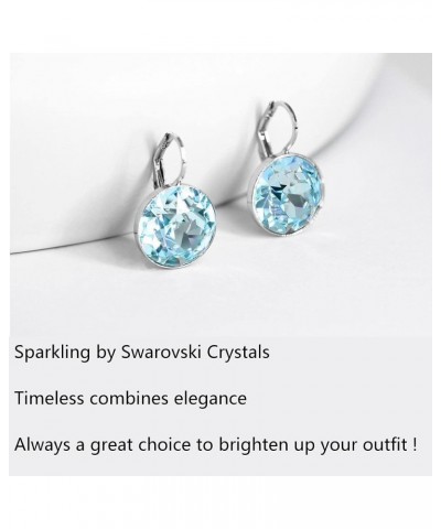 Gorgeous Solitaire Earrings for Women - Embellished with Austrian Crystals, Leverback Drop, Perfect for Any Occasion, Ideal G...