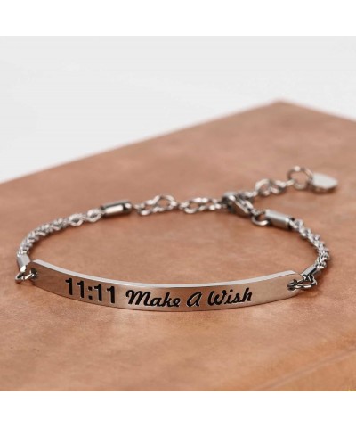 Adjustable 11:11 Make A Wish Bracelet Steel $17.66 Bracelets