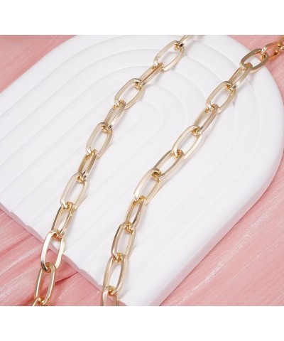 Waist Chain for Women Metal Belly Chain Waist Belt Accessory Serpentine Gold 0241 M: 47.2 in/120 cm $10.06 Body Jewelry