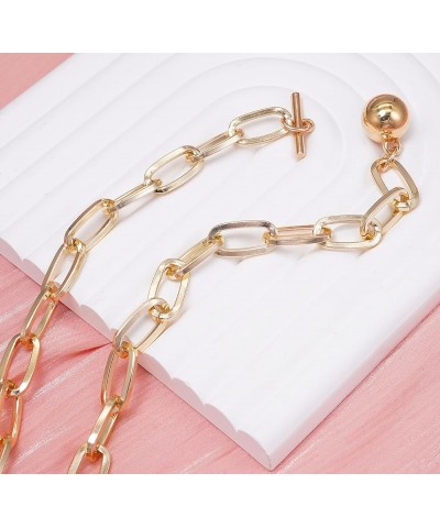 Waist Chain for Women Metal Belly Chain Waist Belt Accessory Serpentine Gold 0241 M: 47.2 in/120 cm $10.06 Body Jewelry