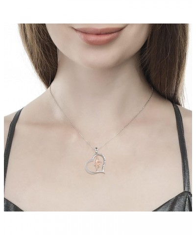 925 Sterling Silver Ballerina Necklace for Dancer Women Ballet Dance Pendant Dancing Jewelry Gifts $15.83 Necklaces