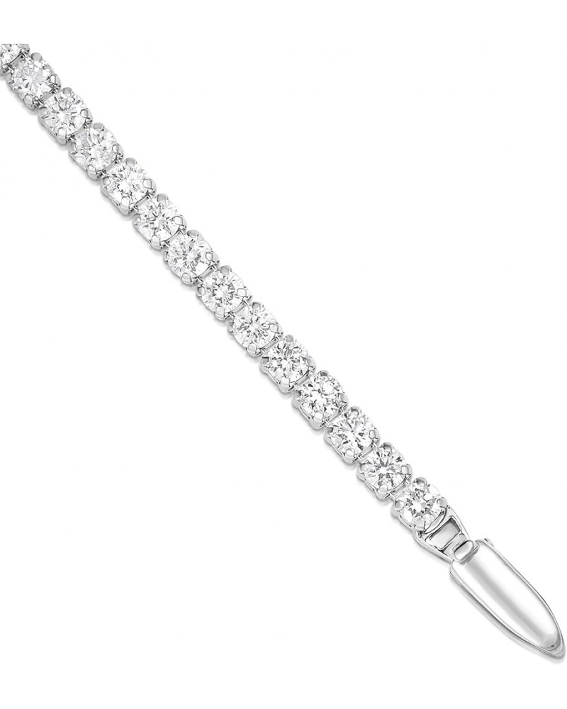 14K Gold 1-3 Cttw Lab Grown Diamond Tennis Bracelet for Women 7 Inch Color F-G Clarity VS2 3 Cttw White $258.09 Bracelets