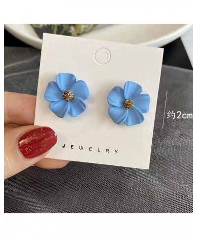 Flower Hoop Drop Earrings for Women Boho Resin Petal Drop Earrings for Girls Acrylic Dangle Earrings Jewelry Gifts 35 $6.88 E...