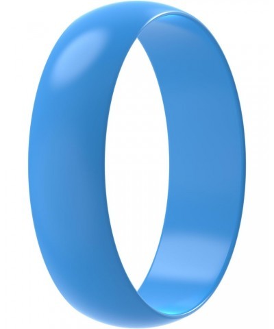 Silicone Wedding Ring for Women - 1 Ring (Blue, 8-8.5 (18.50mm) $7.13 Body Jewelry