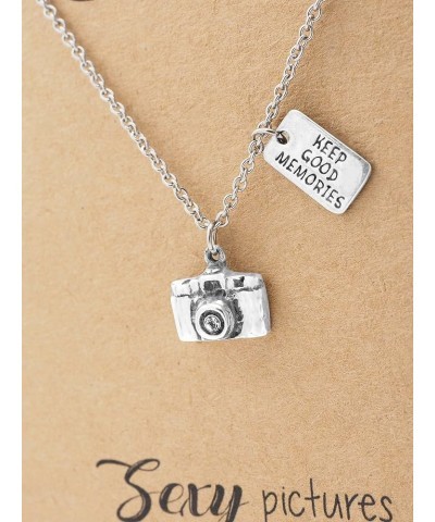 Cute Vintage Camera Miniature Jewelry for Women, Photography Gifts Necklace - For Sisters $18.21 Necklaces