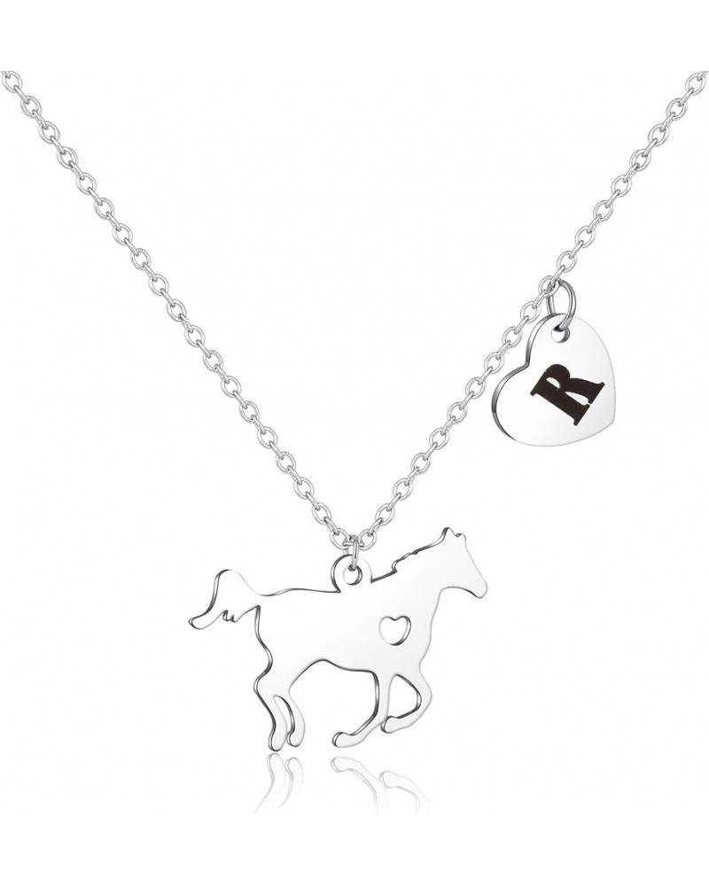 Horse Gifts for Girls Horse Necklace for Girls Dainty Horse Pendant Horse Gifts for Girls Women Horse Lovers Kids Jewelry Hea...