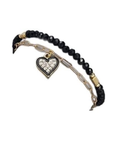 Fashion Luxury Pearl Chain Flower Cross Star Heart Multilayer Beaded Bracelet for Women Charm Party Bangles Jewelry Gift 5 $1...