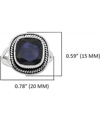 Black Onyx Carnelian Labradorite Moonstone Split Shank Solid 925 Sterling Silver Ring Jewelry Black Onyx $16.45 Rings