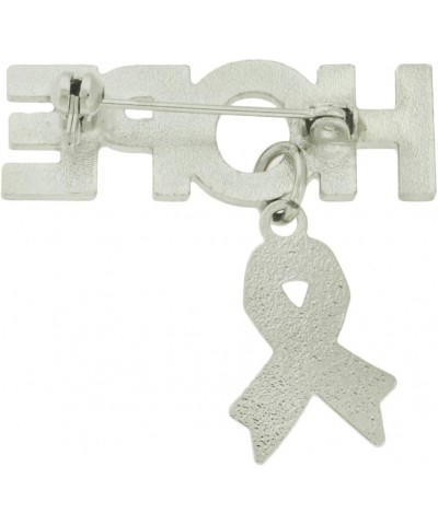 Hope with Orange Awareness Ribbon Charm Enamel Brooch Pin 5 Pack $13.54 Brooches & Pins