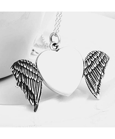 Personalized 925 Sterling Silver Sunflower/Tree of Life/Angel Wing Locket Necklace That Holds Pictures Custom Photo Sunflower...