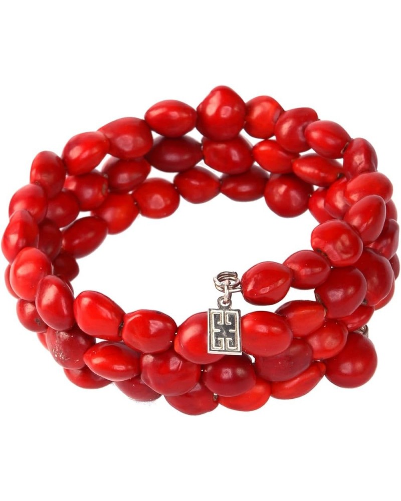 Peruvian Bracelet for Women - w/Meaningful Good Luck Huayruro Red Black Seeds - Great Gifts for Mom, Daughter, Sister, Aunt, ...