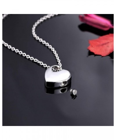 Heart Pendant Cremation Urn Necklace Stainless Steel Keepsake Waterproof Memorial Jewelry My Daughter My Angel $9.87 Necklaces