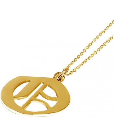 Women's Old English Initial Necklace 18K Gold Plated Stainless Steel Letter Pendant Gift O $9.87 Necklaces