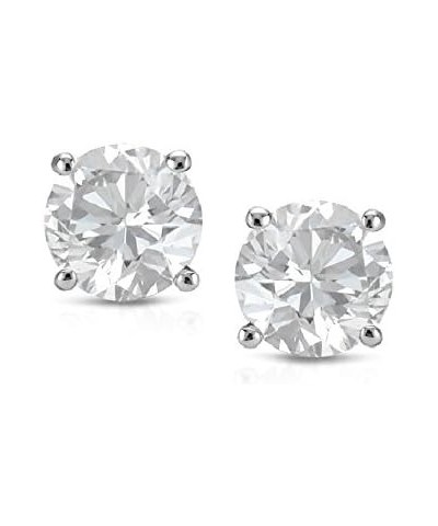 Round Diamond stud (IGI Certified 0.70 ct & up) ScrewBack 14K 0.04ct-2.00ct Clarity-I3 White Gold 0.12 carats $50.33 Earrings