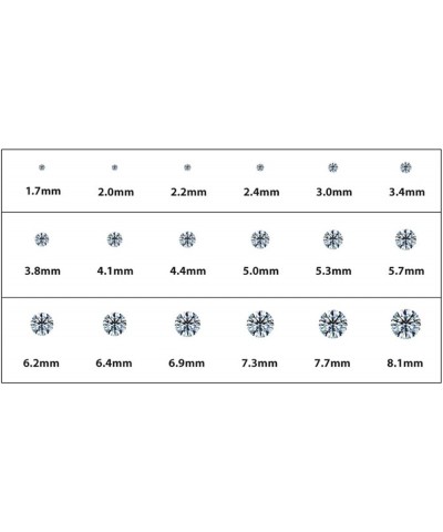 Round Diamond stud (IGI Certified 0.70 ct & up) ScrewBack 14K 0.04ct-2.00ct Clarity-I3 White Gold 0.12 carats $50.33 Earrings