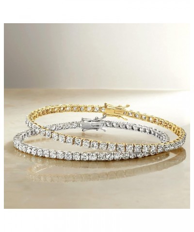 6.00 ct. t.w. Diamond Tennis Bracelet in 14kt White Gold 8.0 Inches $1.00 Bracelets