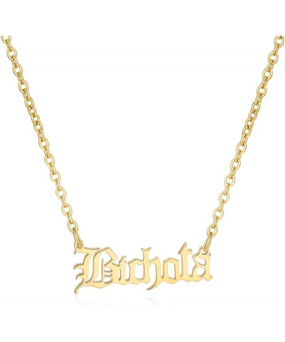 Singer Merch Necklace Jewelry Inspired Singer Necklace for Women Girls gold $8.54 Necklaces