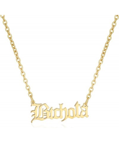 Singer Merch Necklace Jewelry Inspired Singer Necklace for Women Girls gold $8.54 Necklaces