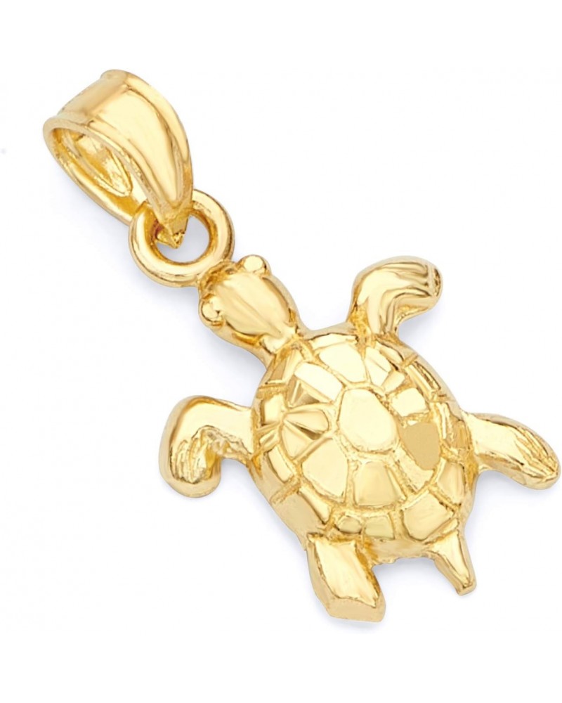 14k Yellow Gold Turtle Pendant $47.94 Pendants