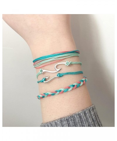 Bracelets for Teen girls Boho Surfer Bracelets Friendship Bracelets for Women Surf Wave String Bracelet Beach Jewelry Gifts f...