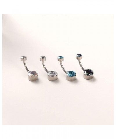 Titanium Belly Button Rings 14g Belly Navel Ring Vch Navel Jewelry Vch Navel Belly Piercing Jewelry Internally Threaded Belly...