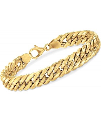 Italian 18kt Yellow Gold Cuban-Link Bracelet 7 Inches $455.00 Bracelets