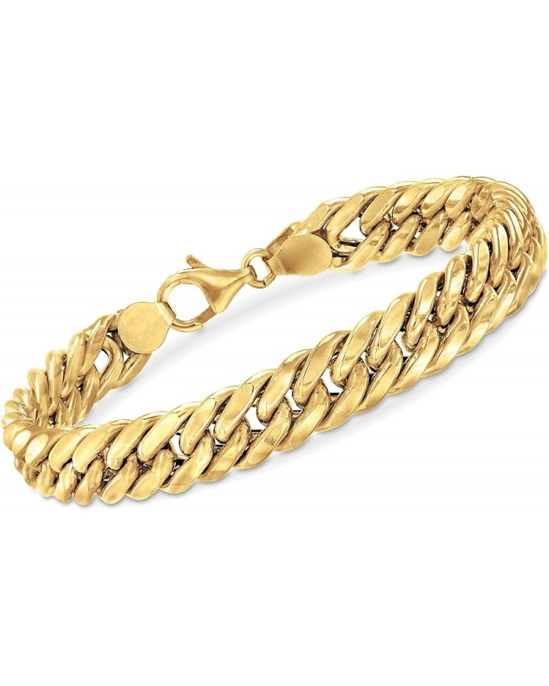 Italian 18kt Yellow Gold Cuban-Link Bracelet 7 Inches $455.00 Bracelets