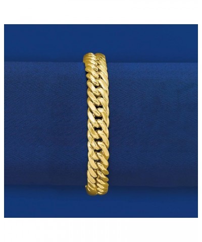 Italian 18kt Yellow Gold Cuban-Link Bracelet 7 Inches $455.00 Bracelets