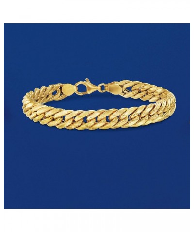 Italian 18kt Yellow Gold Cuban-Link Bracelet 7 Inches $455.00 Bracelets