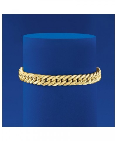 Italian 18kt Yellow Gold Cuban-Link Bracelet 7 Inches $455.00 Bracelets