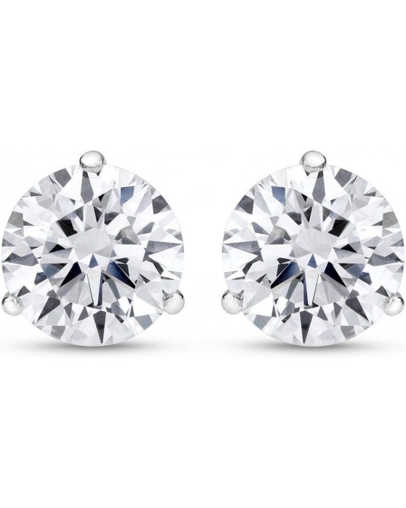 3/4-5 IGI Certified LAB-GROWN Round Cut Diamond Earrings 3 Prong Push Back Value Collection (D-E COLOR, VS1-VS2 CLARITY) 3.0 ...