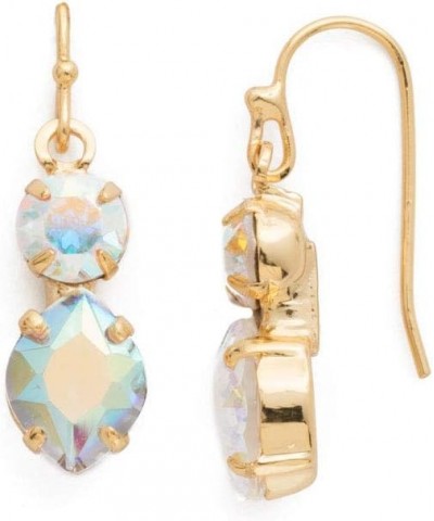 Majestic Marquise Earrings Crystal Aurora Borealis Bright Gold-Tone $20.57 Earrings