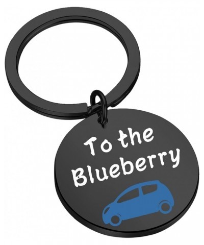 TV Show Inspired Keychain to The Blueberry Blueberry Gift TV Show Gift To the Blueberry Keychain Black $9.82 Pendants