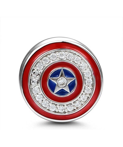 Captain America Fun Designer Charm For Bracelet $11.26 Bracelets