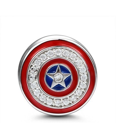 Captain America Fun Designer Charm For Bracelet $11.26 Bracelets