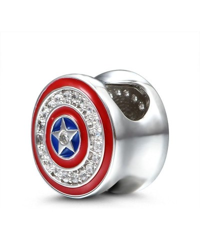 Captain America Fun Designer Charm For Bracelet $11.26 Bracelets