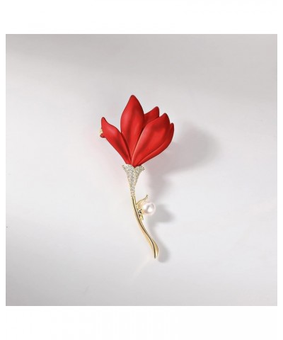 Floral Series Brooch Pins For Women Fashion Costume Pearl Flower Designer Broach & Pins Jewelry Christmas Gift Poppy $16.23 B...