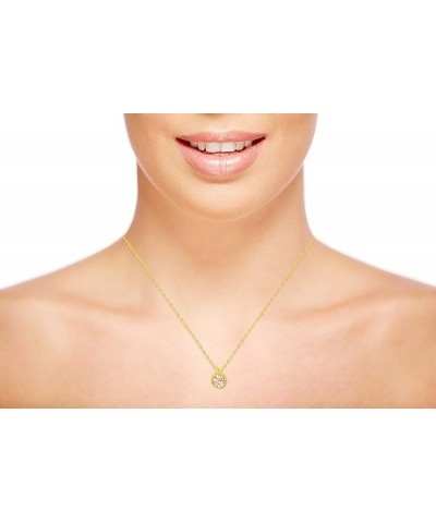 10K Yellow Gold 6mm Round Rope Frame Rabbit Ear 18" Rope Chain Necklace Morganite Yellow Gold $41.54 Necklaces