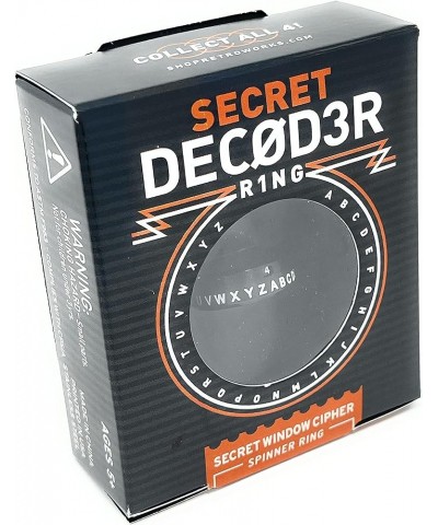 Secret Decoder Ring - Authentic Project MC2 / Secret Window - 2nd of the Decoder Ring Series USA 10 Black $13.51 Rings