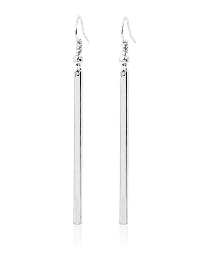 Long Vertical Bar Drop Dangle Earrings 18K Gold Plated/Silver Filled Earrings Minimal Bar Earrings Dainty Geometric jewelry f...