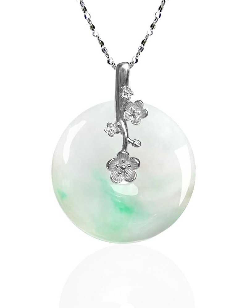 Eternal Circle Jade Necklace, Real Grade A Certified Burma Jadeite for Inner Peace 24 mm Q120 RG $53.98 Others