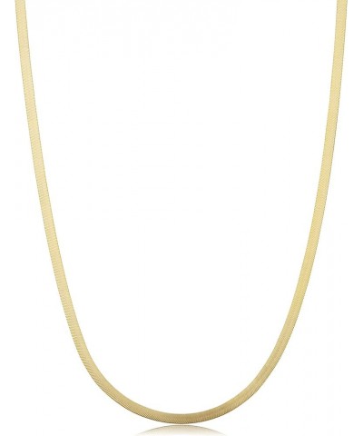 10k Yellow Gold 2.2 mm Herringbone Chain Necklace (16, 18, 20, 22, 24, 30 or 36 inch) 16 Inches $81.51 Necklaces