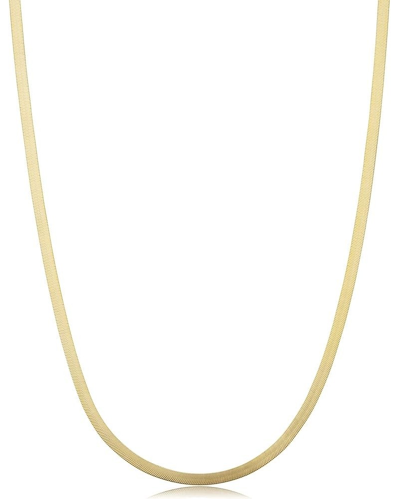 10k Yellow Gold 2.2 mm Herringbone Chain Necklace (16, 18, 20, 22, 24, 30 or 36 inch) 16 Inches $81.51 Necklaces