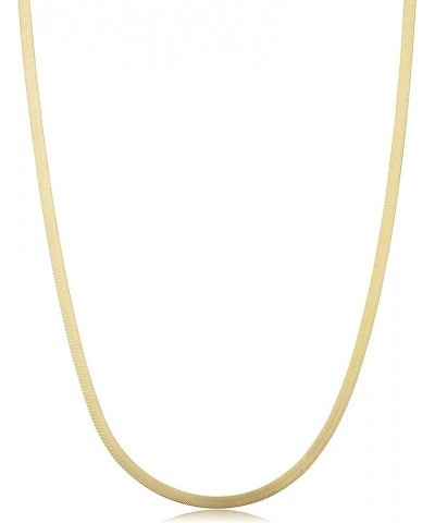 10k Yellow Gold 2.2 mm Herringbone Chain Necklace (16, 18, 20, 22, 24, 30 or 36 inch) 16 Inches $81.51 Necklaces