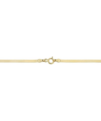 10k Yellow Gold 2.2 mm Herringbone Chain Necklace (16, 18, 20, 22, 24, 30 or 36 inch) 16 Inches $81.51 Necklaces