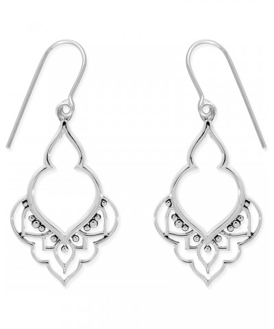 Jewelry Sterling Silver Balinese Inspired Filigree Teardrop Dangle Earrings $23.75 Earrings