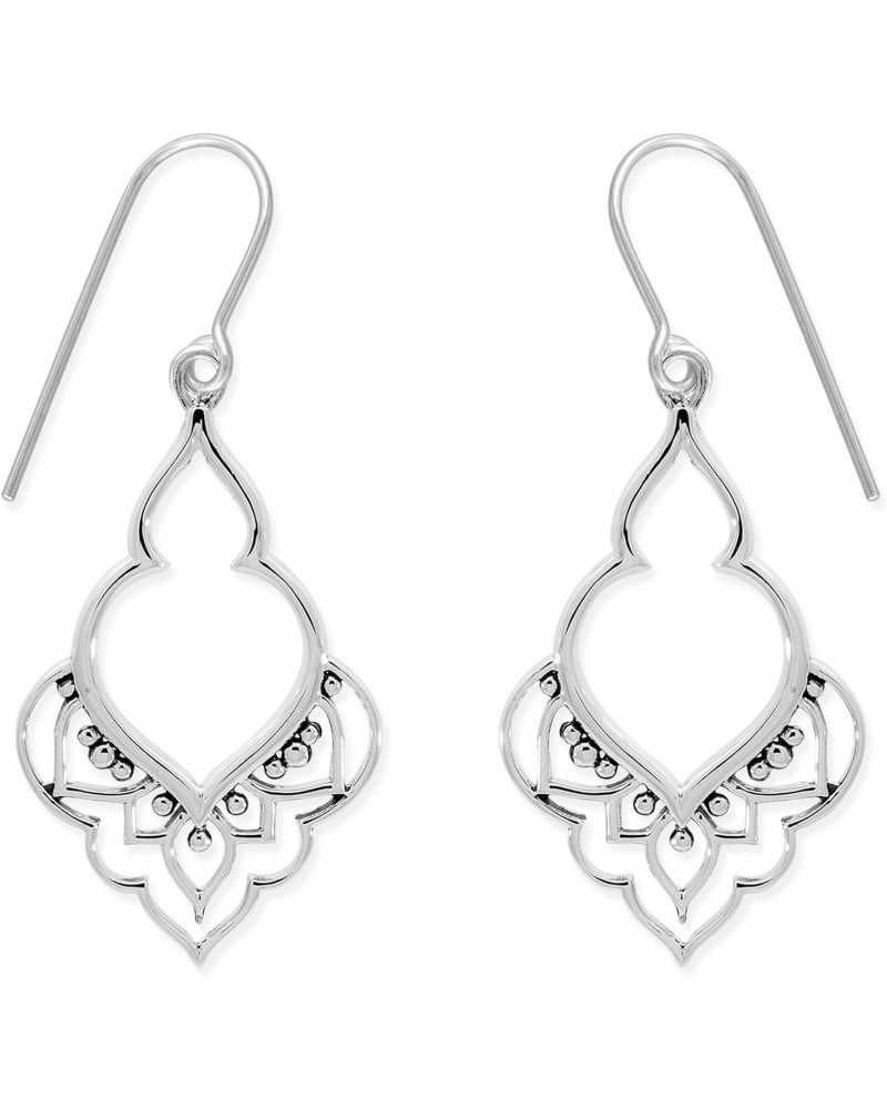 Jewelry Sterling Silver Balinese Inspired Filigree Teardrop Dangle Earrings $23.75 Earrings