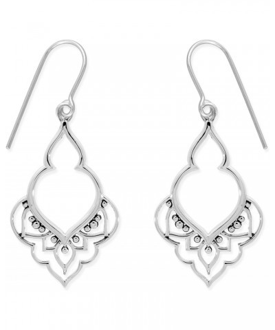 Jewelry Sterling Silver Balinese Inspired Filigree Teardrop Dangle Earrings $23.75 Earrings